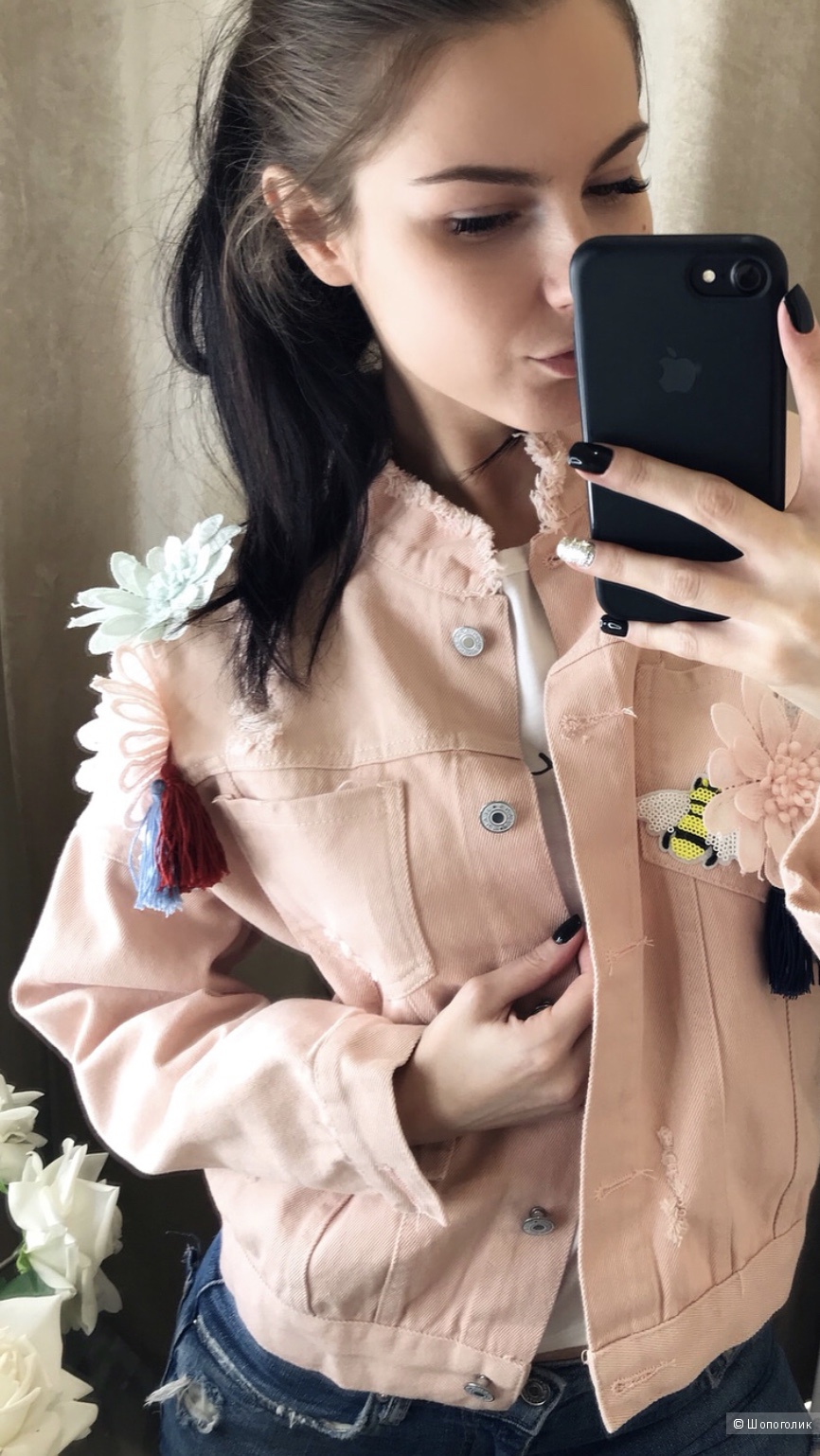 Куртка джинсовая Dior, oversize