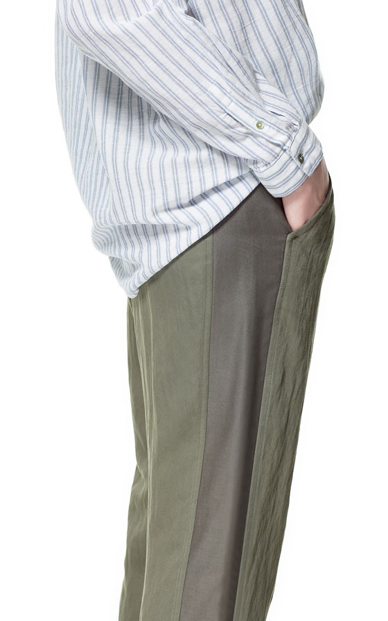Овальные брюки ZARA WOMEN размер XS