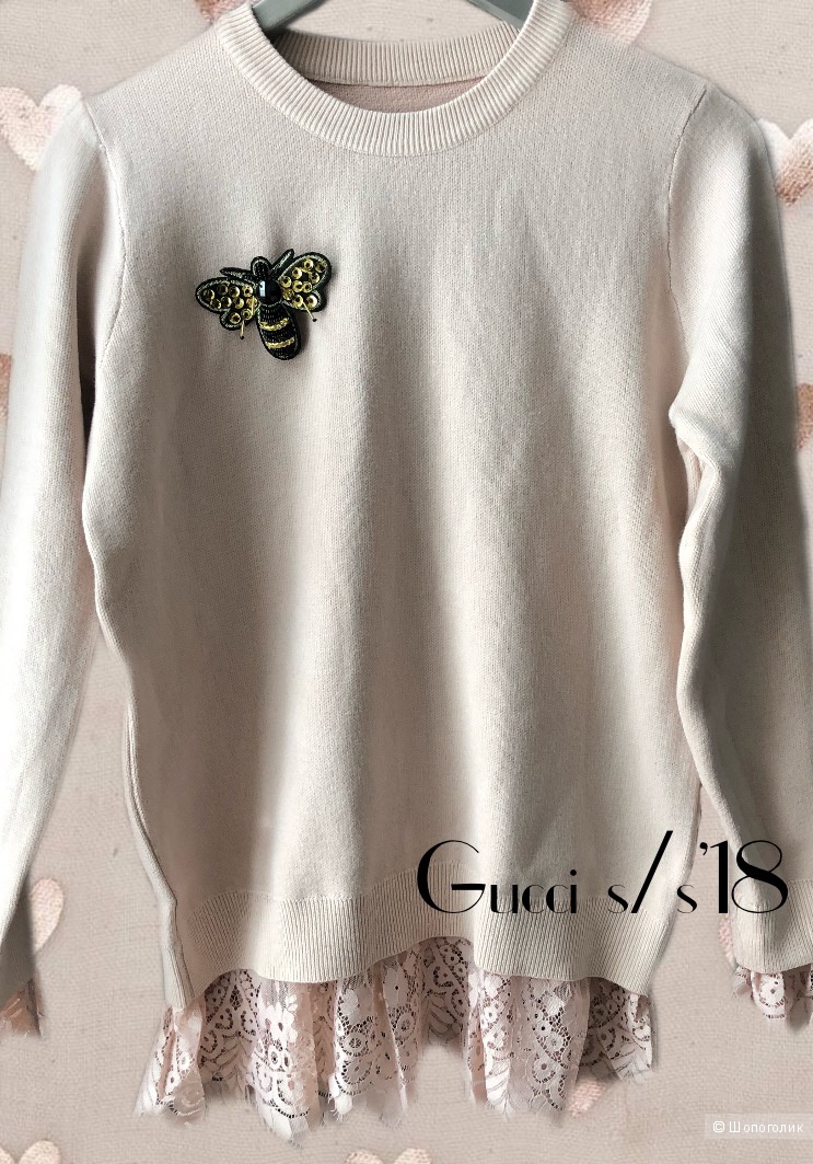 Джемпер Gucci Blush, oversize