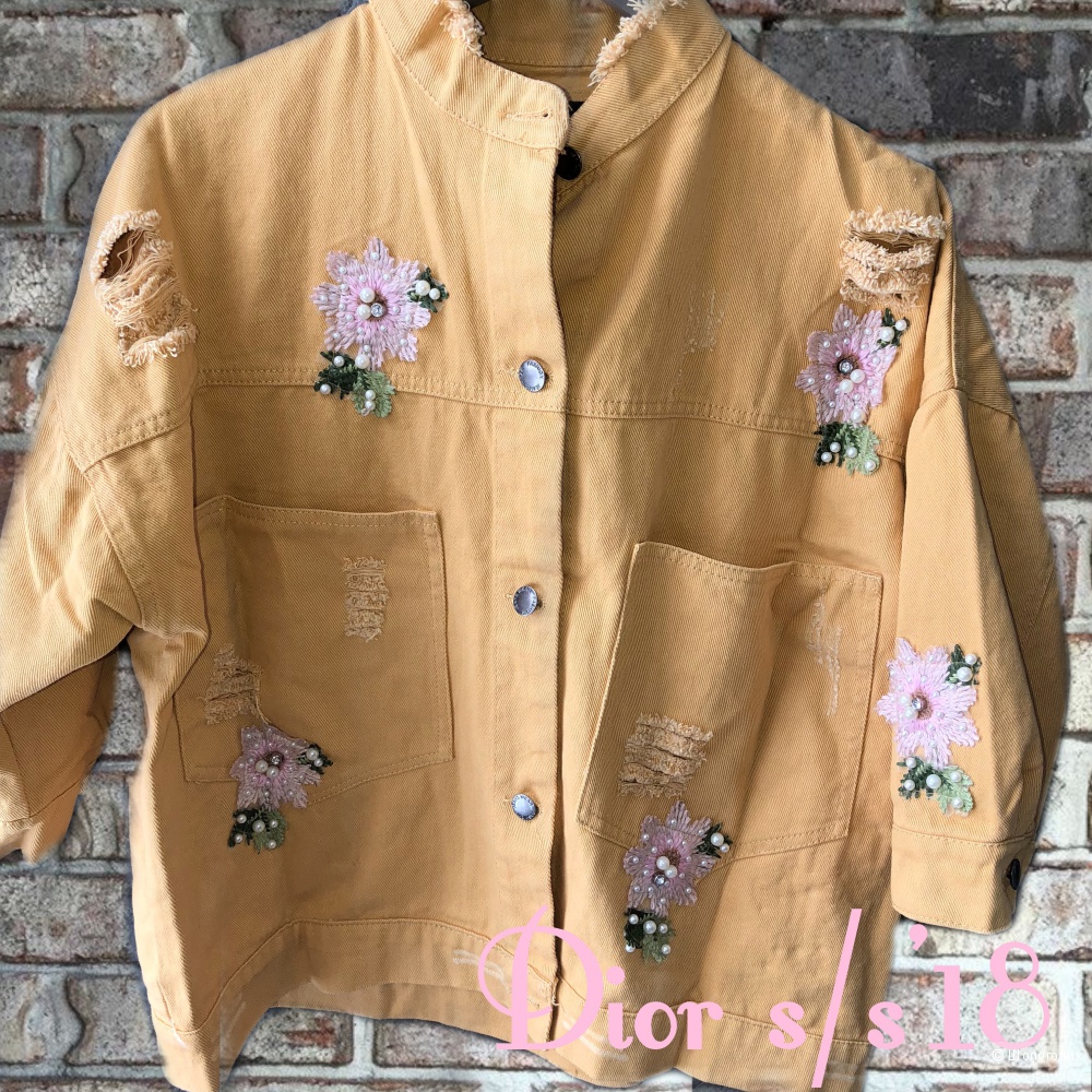 Джинсовая куртка Dior, oversize