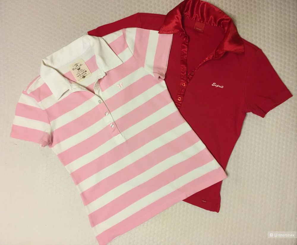 Сет из двух поло Allz Color Mix и Esprit. Размер 44.