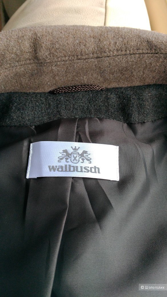 Пальто Walbusch Woolmark blend р.50