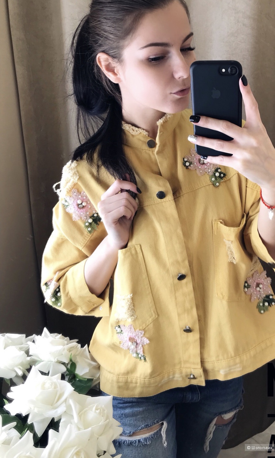 Джинсовая куртка Dior, oversize