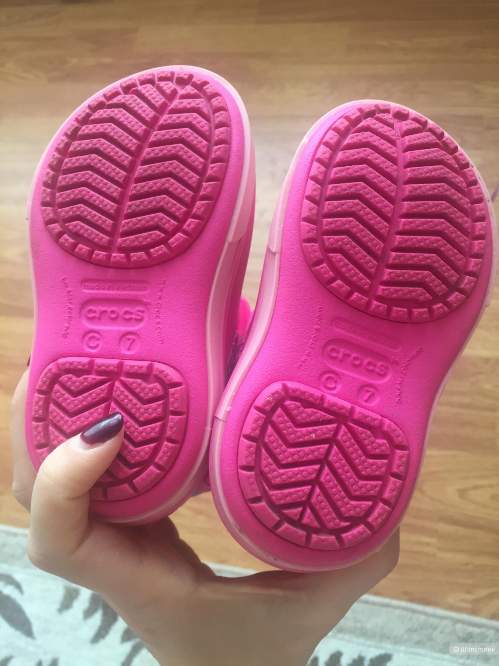 Полусапожки Crocs, размер 24