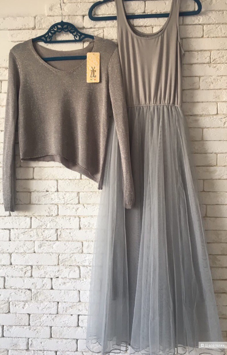 Комплект Grey Marble, oversize