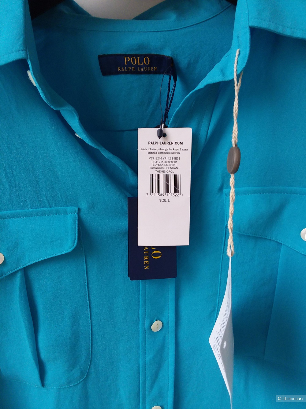 Женская рубашка POLO RALPH LAUREN размер L