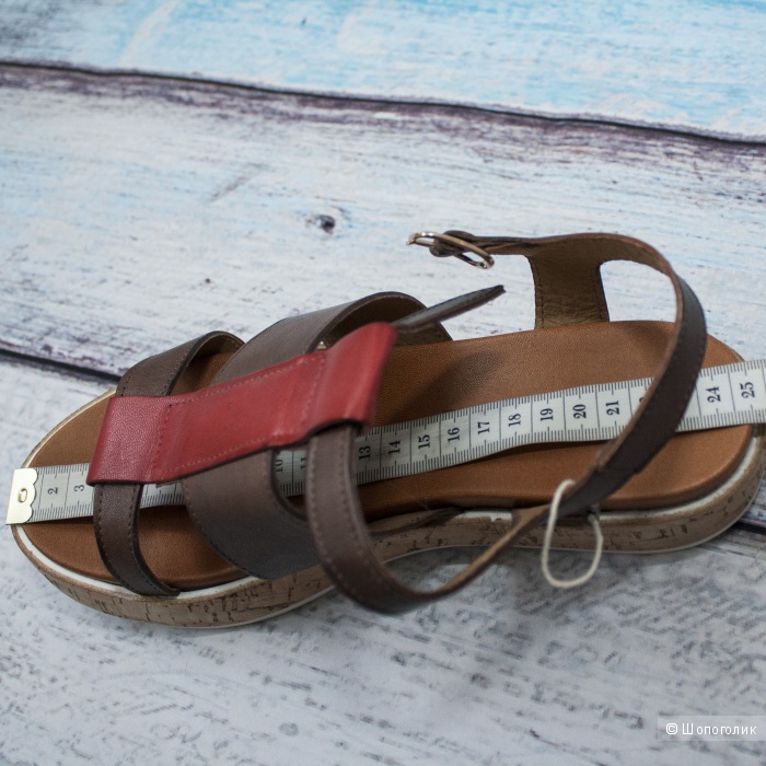 Yoox обувь Женские кожаные босоножки 37-38 размер.Pierre Darre
