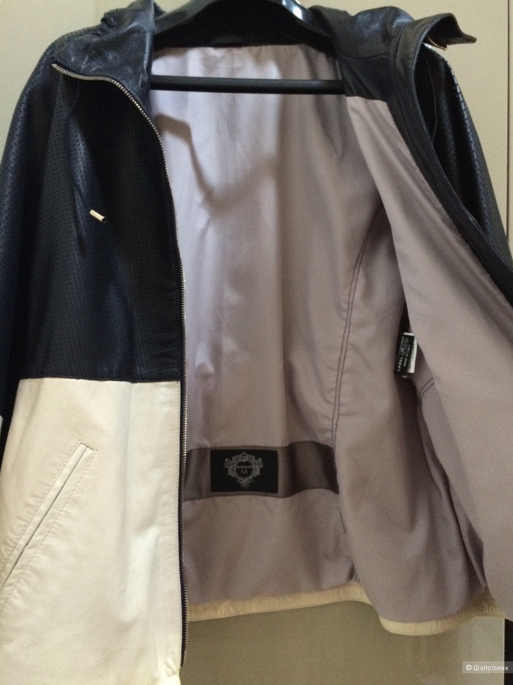 Кожаная куртка Diego M,размер М-L