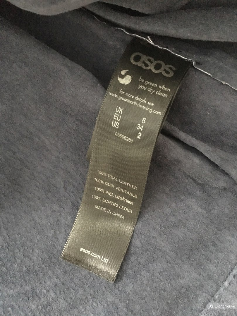 Замшевая рубашка Asos размер UK6