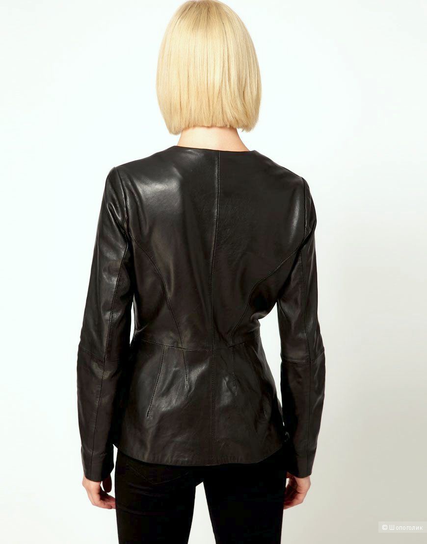 Кожаная куртка Asos 46 р UK 12