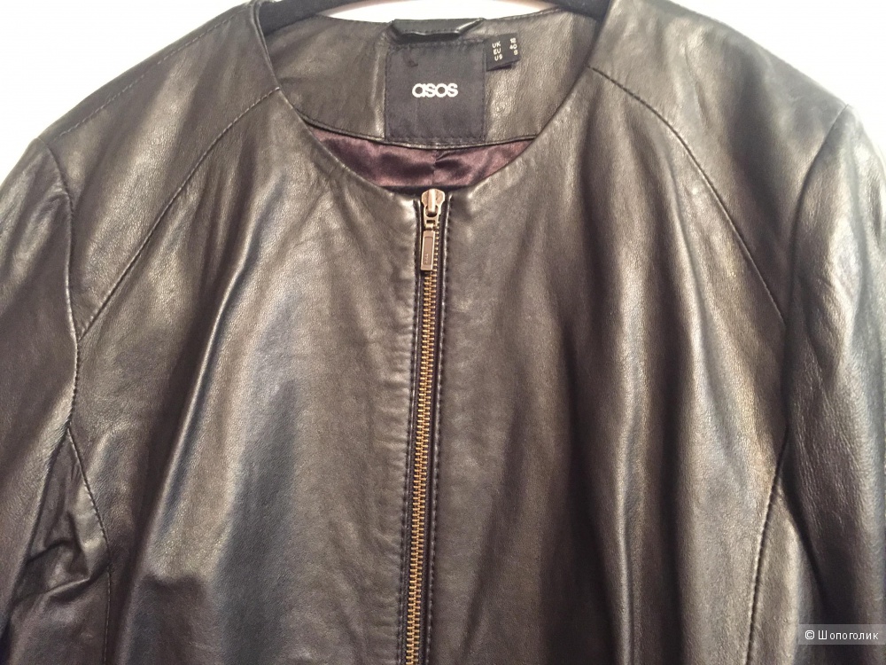 Кожаная куртка Asos 46 р UK 12