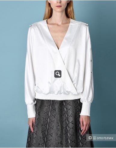 Шелковая блузка, бренд 8, размер 48-52