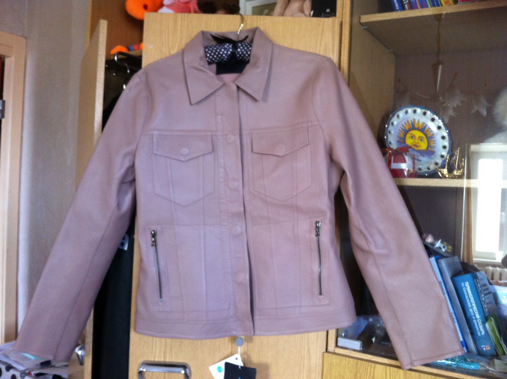 Кожаная куртка LANVIN,  размер 42-44 rus
