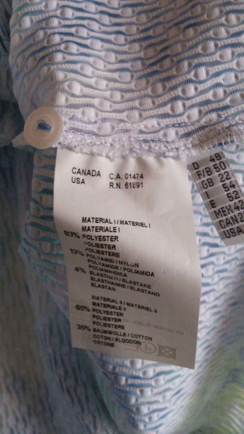 Блузка - рубашка Cavita, размер 48 (нем) = 52-54 (рос)