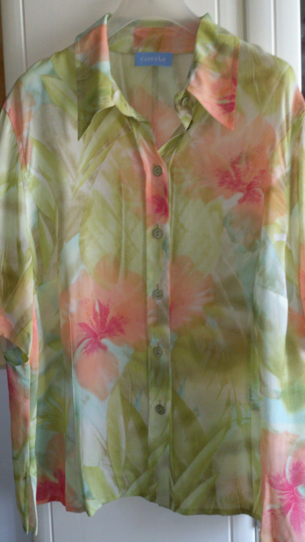 Блузка - рубашка Cavita, размер 50(нем) = 54-56 (рос)