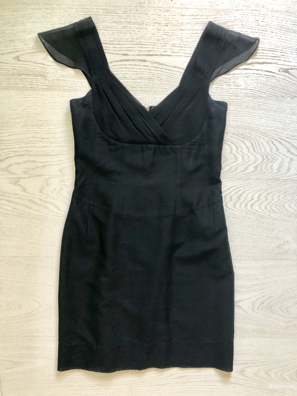 Платье All Saints, чёрное, размер 42