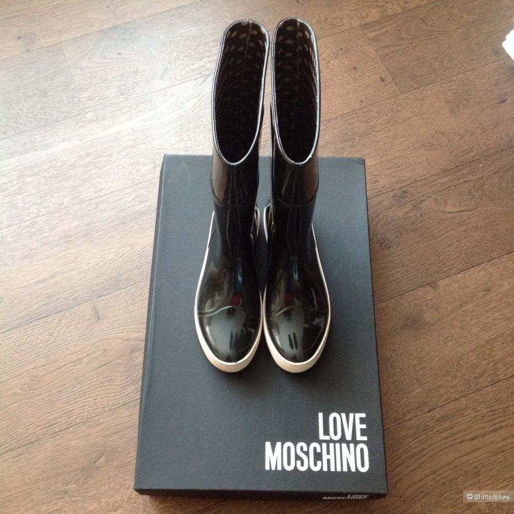 Сапоги резиновые Love Moschino,размер 36