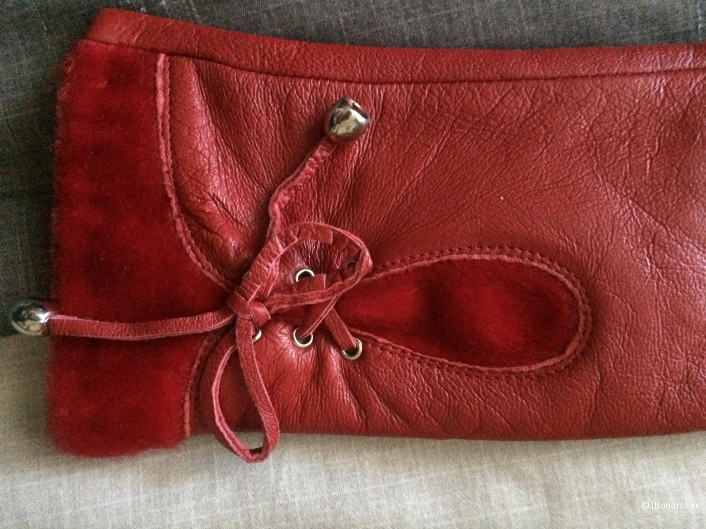 Перчатки кожаные Noname 7,5 размер