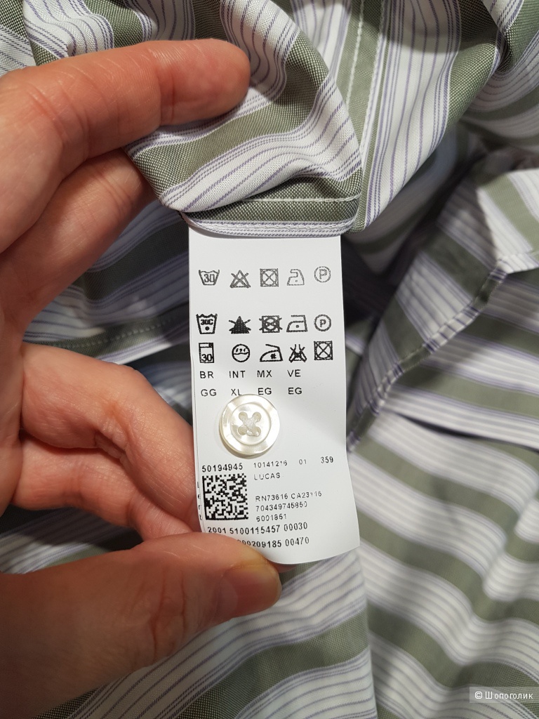 HUGO BOSS мужская рубашка р. XL