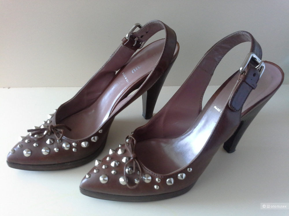 Босоножки Miu-Miu, размер 37,5.