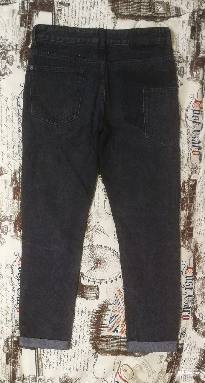 Liquor & Poker Boyfriend Jeans with Stepped Waist, ЮК8