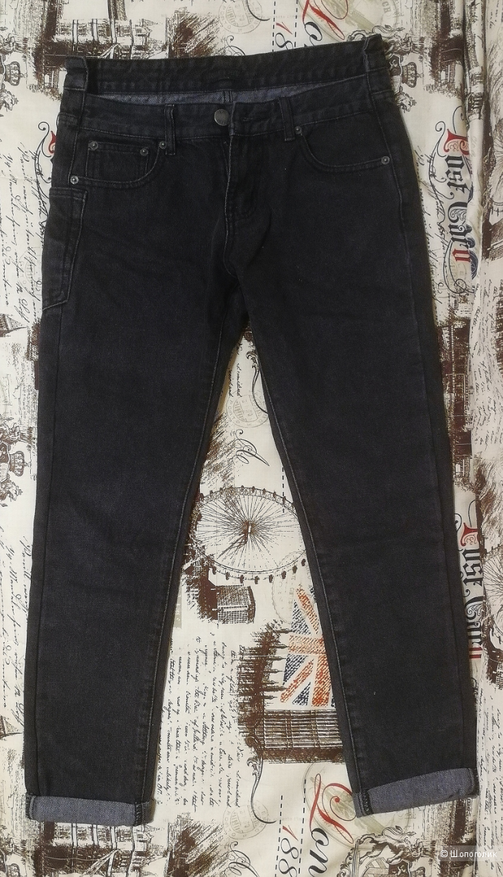 Liquor & Poker Boyfriend Jeans with Stepped Waist, ЮК8