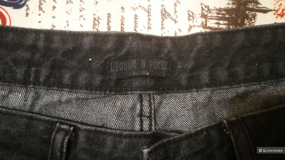 Liquor & Poker Boyfriend Jeans with Stepped Waist, ЮК8
