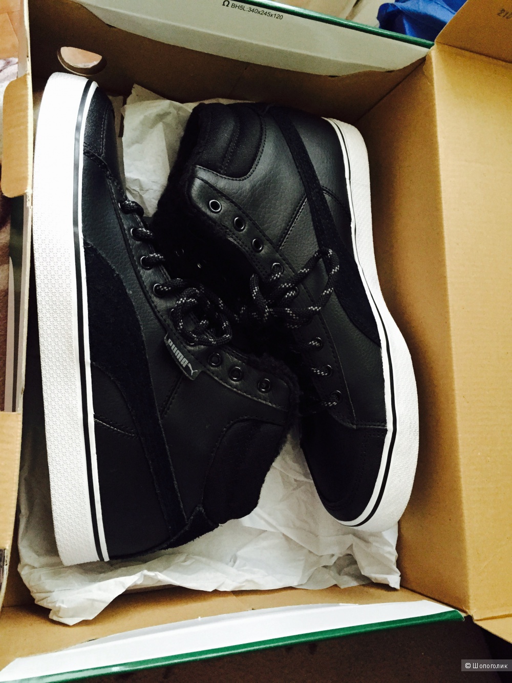 Кроссовки PUMA 1948 Mid L Fur, размер UK7, EU 40,5