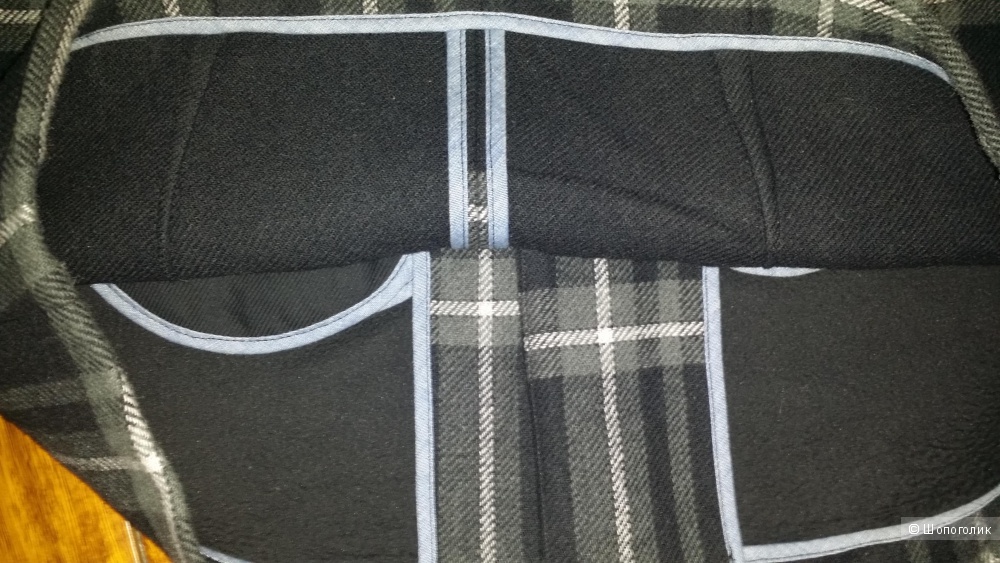 Пальто-кокон в клетку G Star Raw, S 42-44