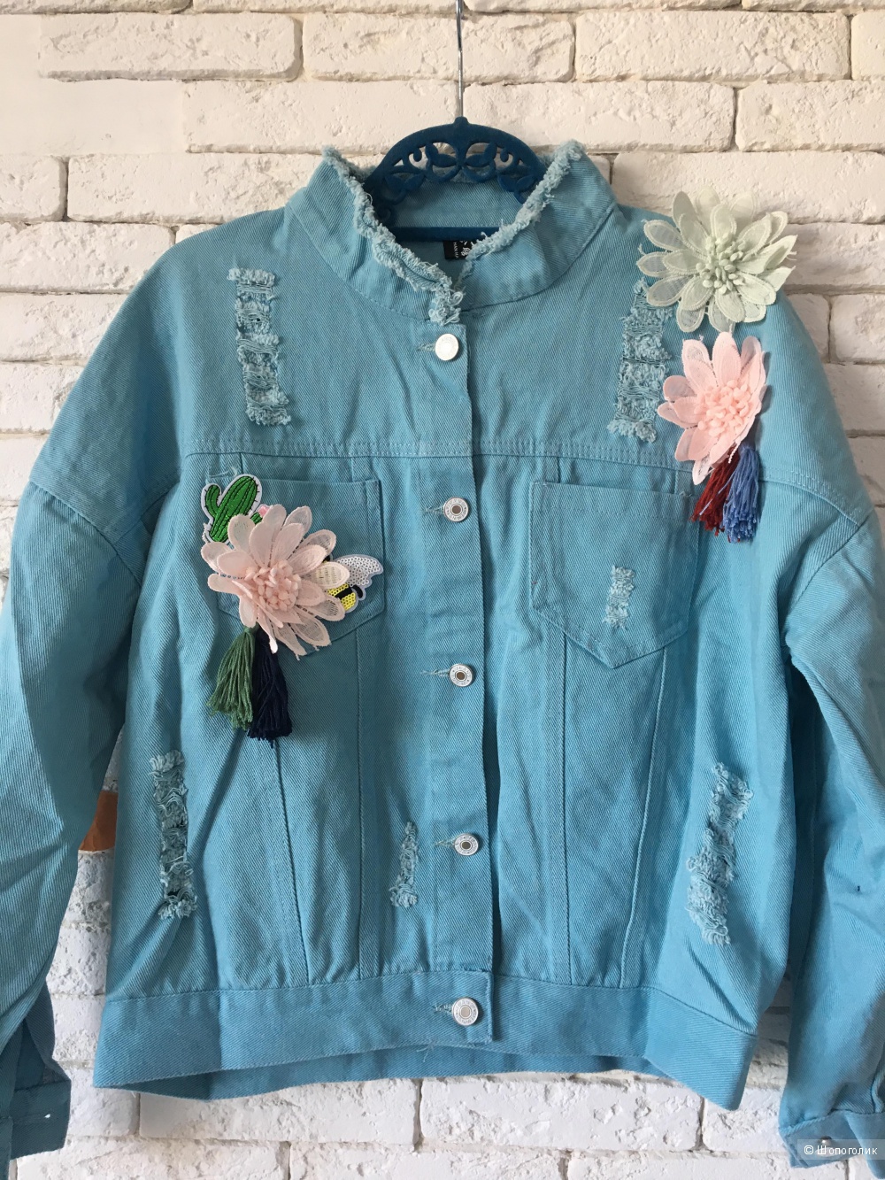Джинсовпя куртка Blue, oversize