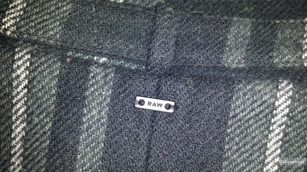 Пальто-кокон в клетку G Star Raw, S 42-44