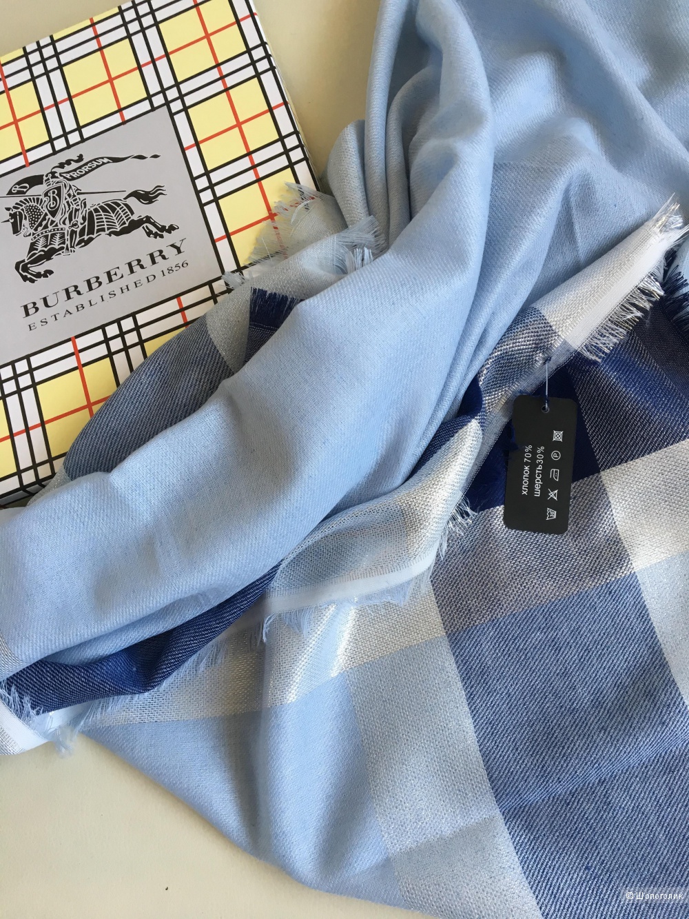 Платок Burberry Jeans, one size