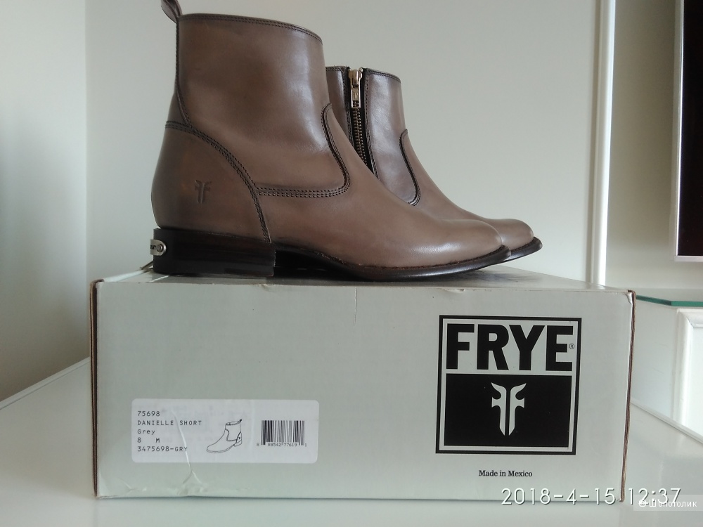 Ботинки кожаные The FRYE Company 38 размер