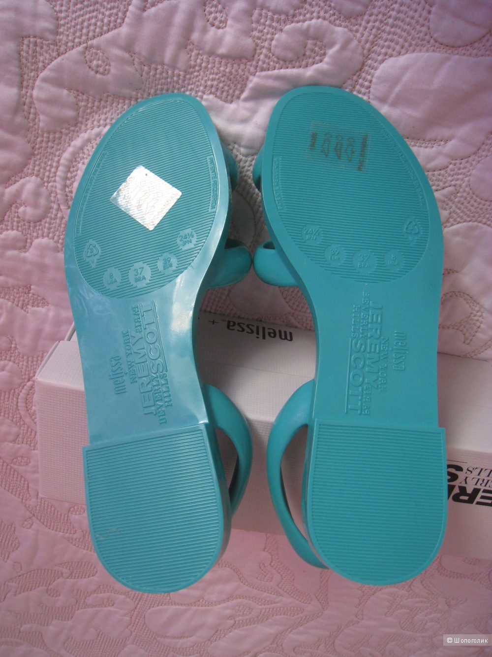 Сандалии MELISSA + JEREMY SCOTT, на 37,5-38р