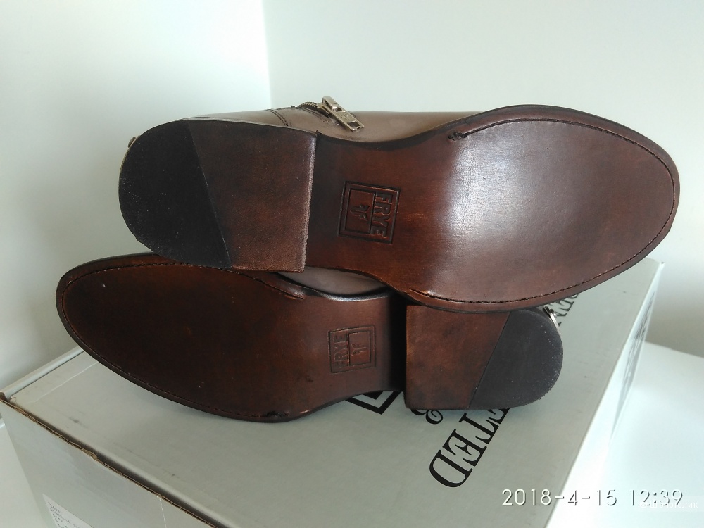 Ботинки кожаные The FRYE Company 38 размер
