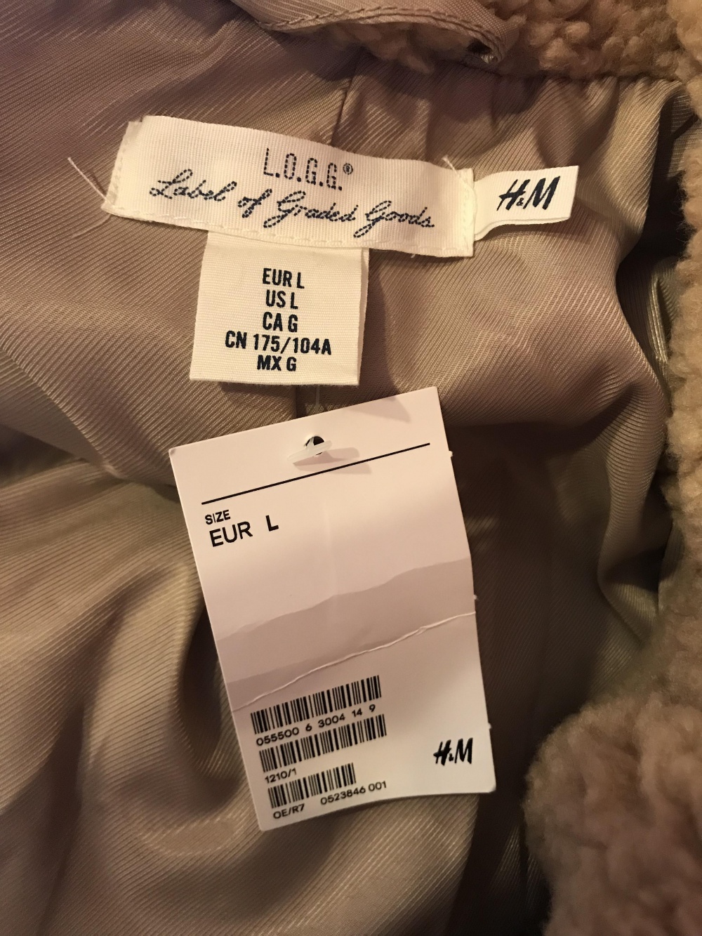 Пальто H&M, размер L