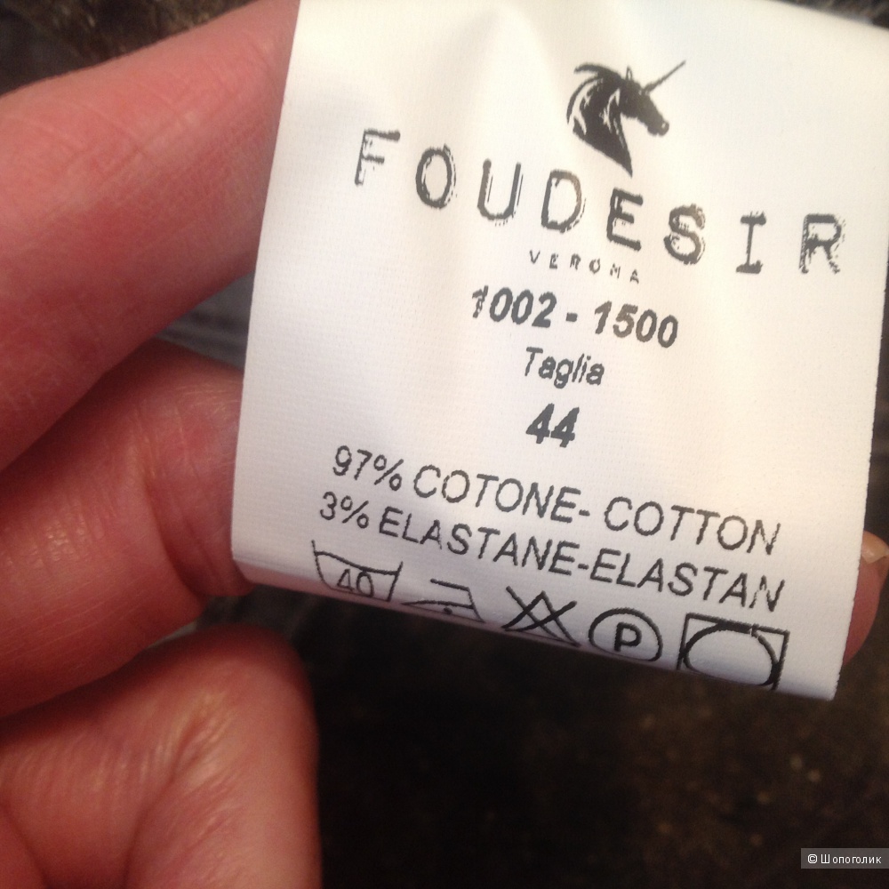Укорочённые джинсовые брюки FOUDESIR, 44it, M