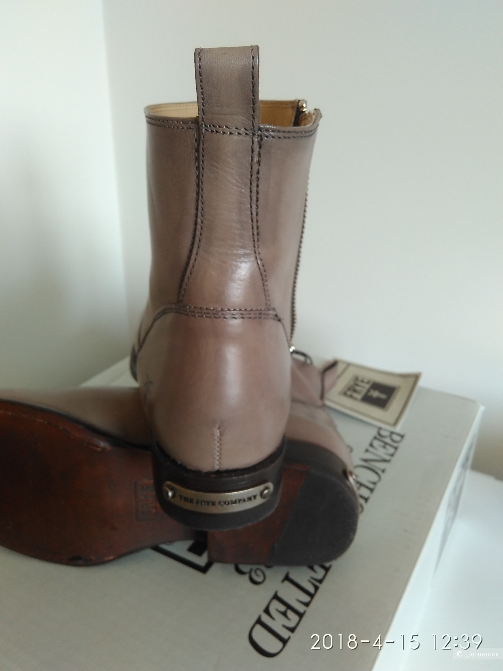 Ботинки кожаные The FRYE Company 38 размер