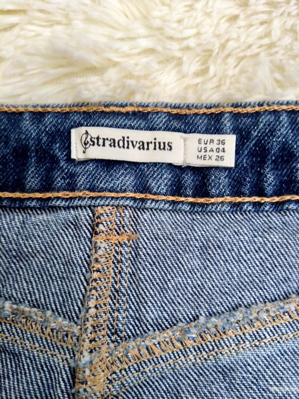 Джинсовая юбка"Stradivarius" размер 42-44