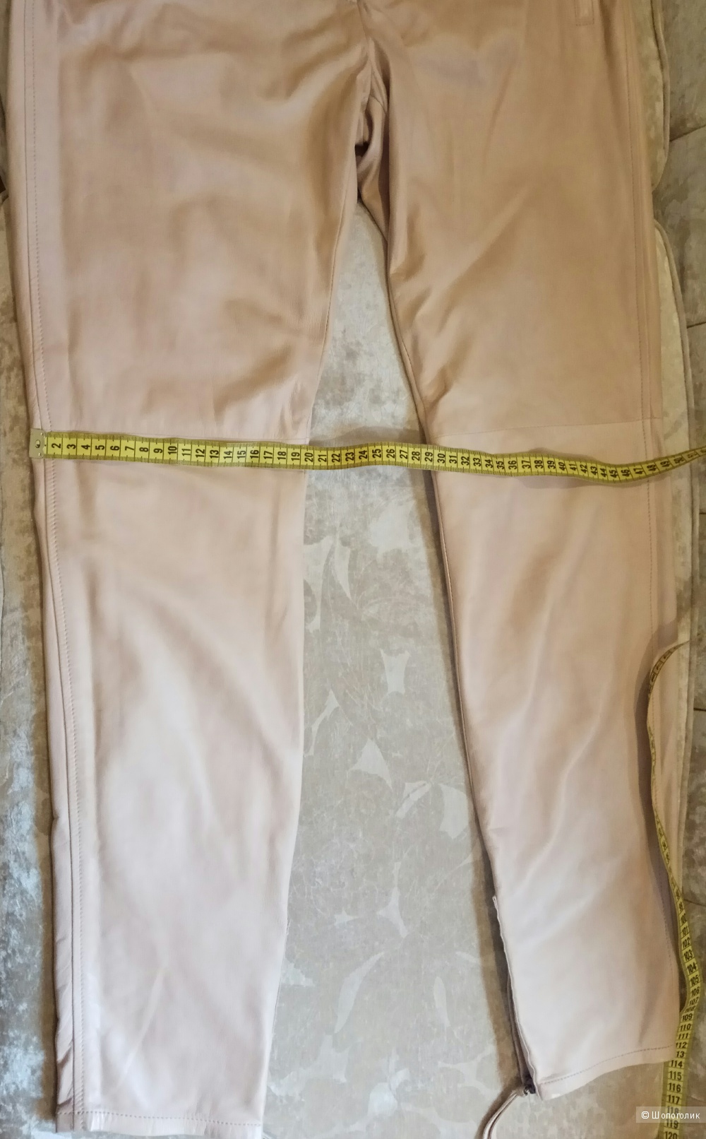 Valentino,кожаные брюки,44-46