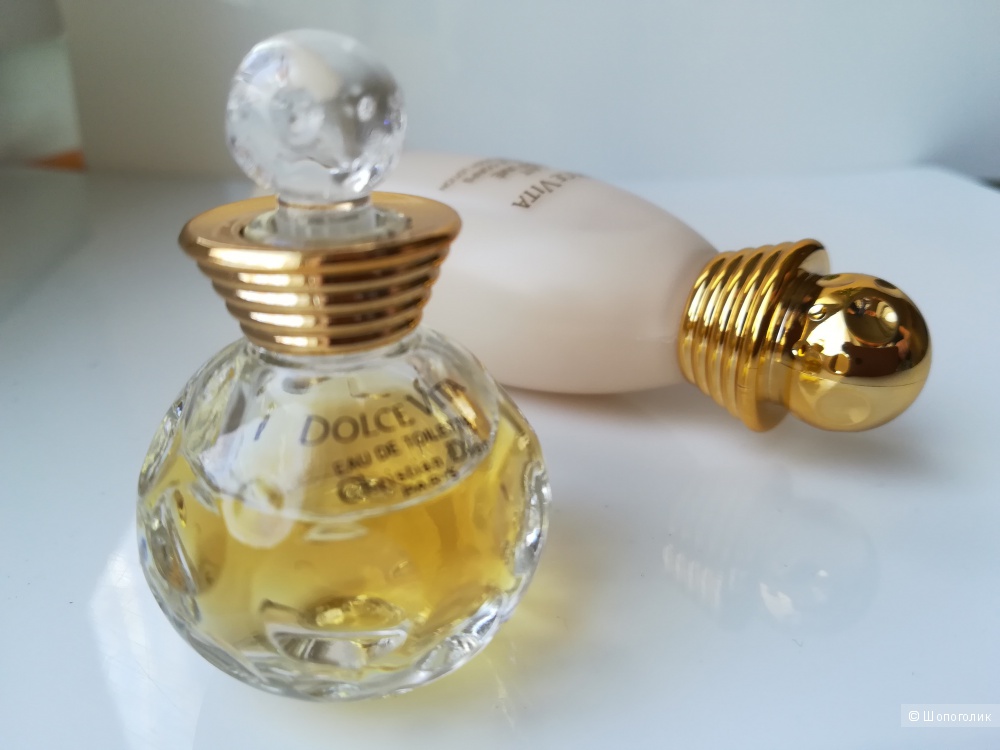 Миниатюрный набор Dolce Vita Dior - 5 мл. EDT+30 мл парфюмированное молочко.