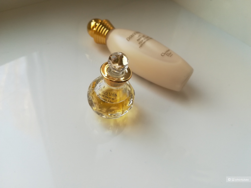 Миниатюрный набор Dolce Vita Dior - 5 мл. EDT+30 мл парфюмированное молочко.