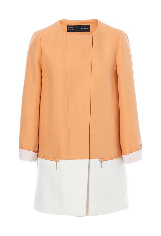 ZARA BASIC летнее пальто плащ размер S
