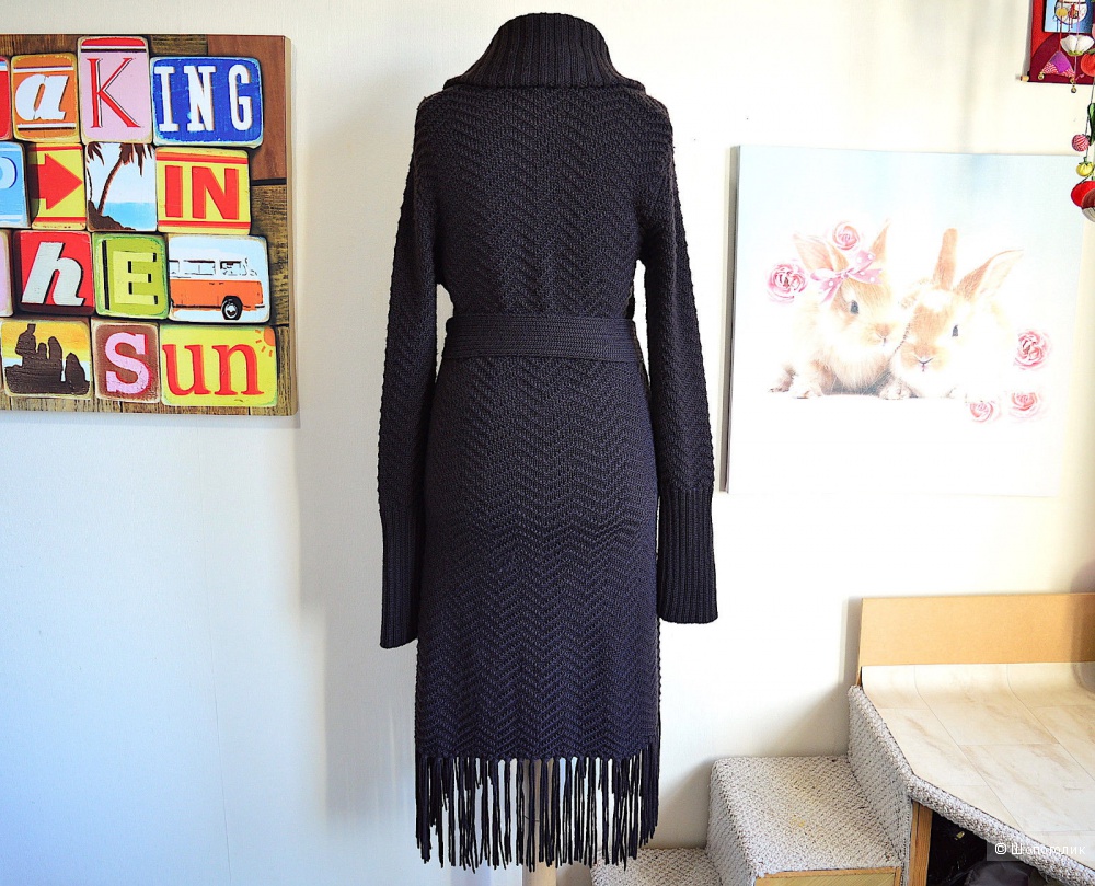 Karen Millen вязаное пальто-кардиган размер 2