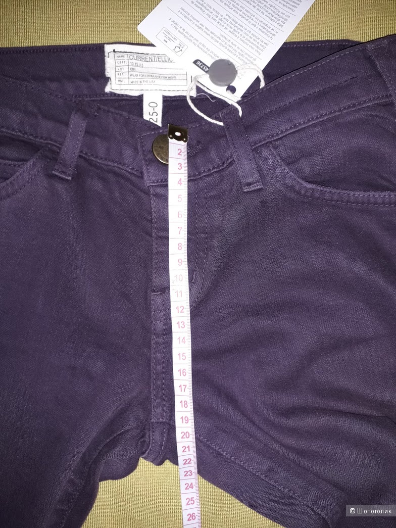 Джинсовые брюки CURRENT/ ELLIOTT, размер 25