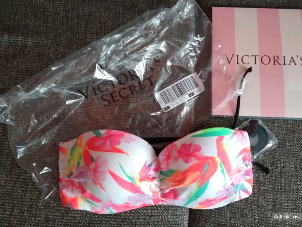 Купальник - бандо Victorias Secret (Pink) размер L