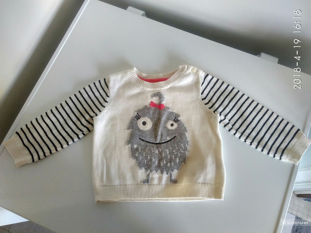 Свитер Baby GAP 6-12 мес или меньше хлопок