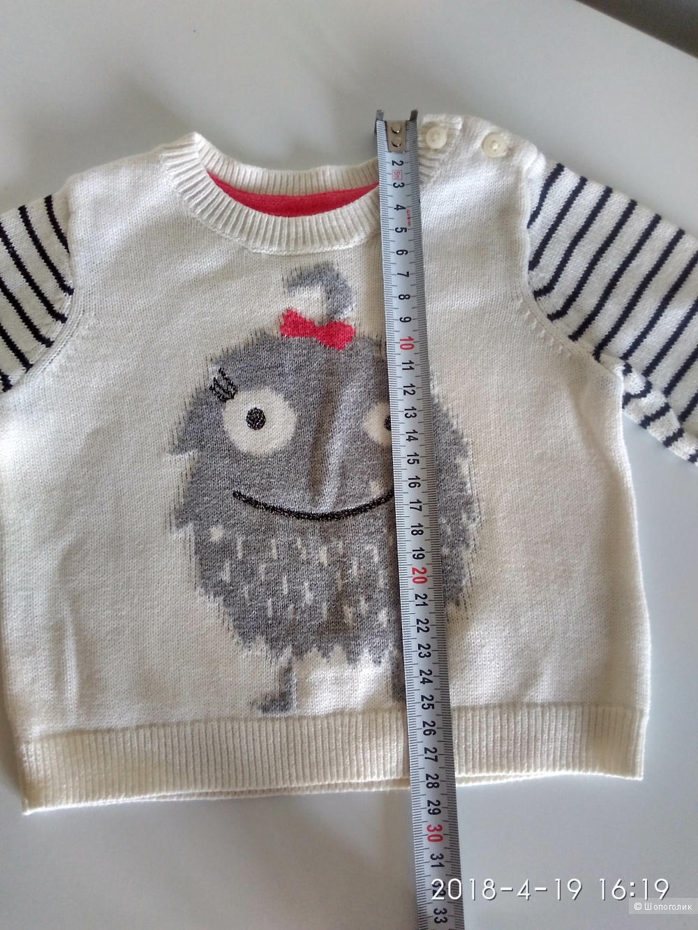 Свитер Baby GAP 6-12 мес или меньше хлопок