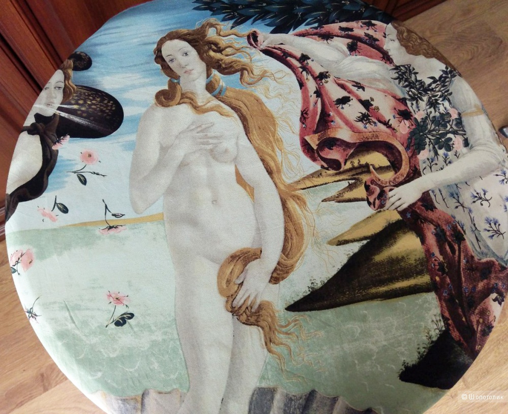 Платок шелковый, Ботичелли, "Рождение Венеры", 90*90 см.