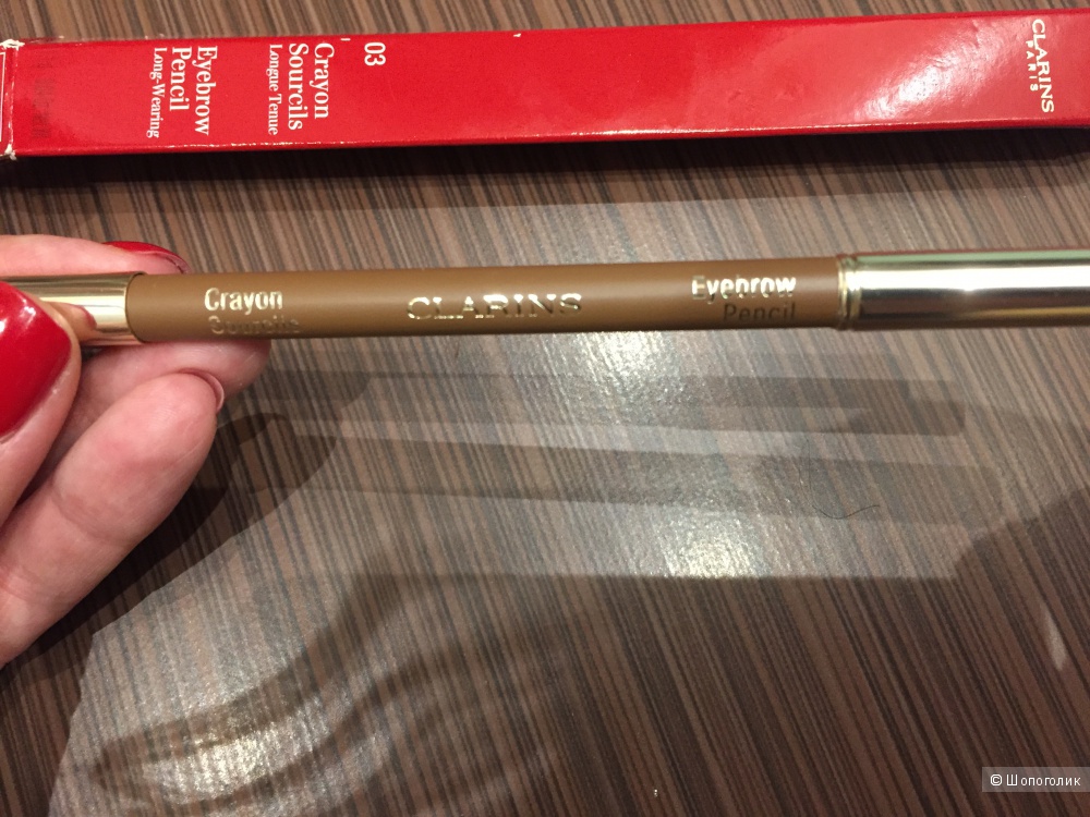 Стойкий карандаш для бровей Clarins Crayon Sourcils